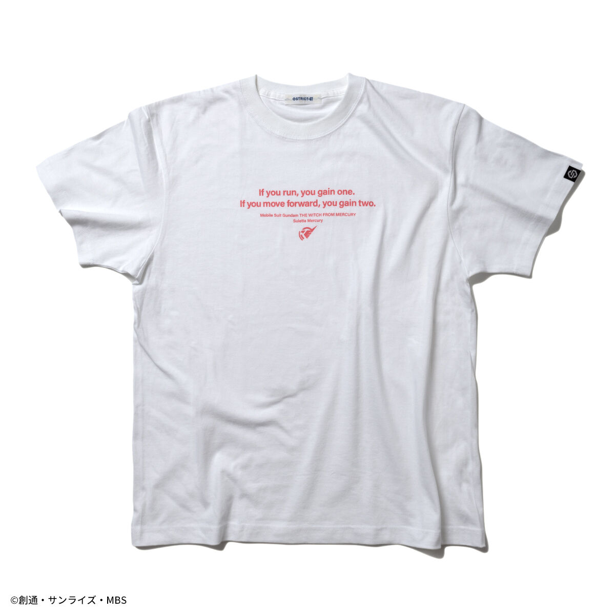 STRICT-G『機動戦士ガンダム 水星の魔女』famous lines Tシャツ