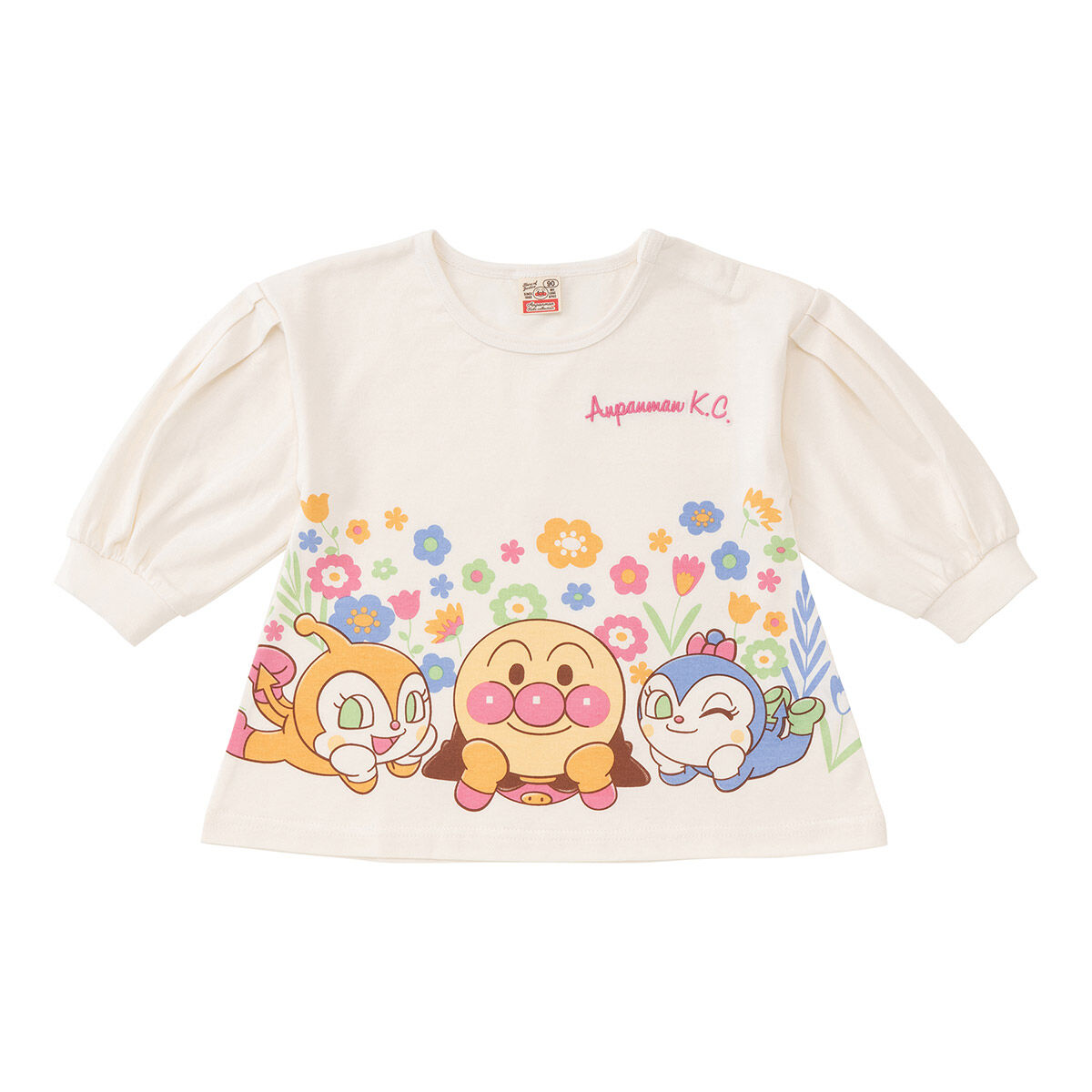 お花柄バルーン長袖チュニック | それいけ！アンパンマン ファッション 
