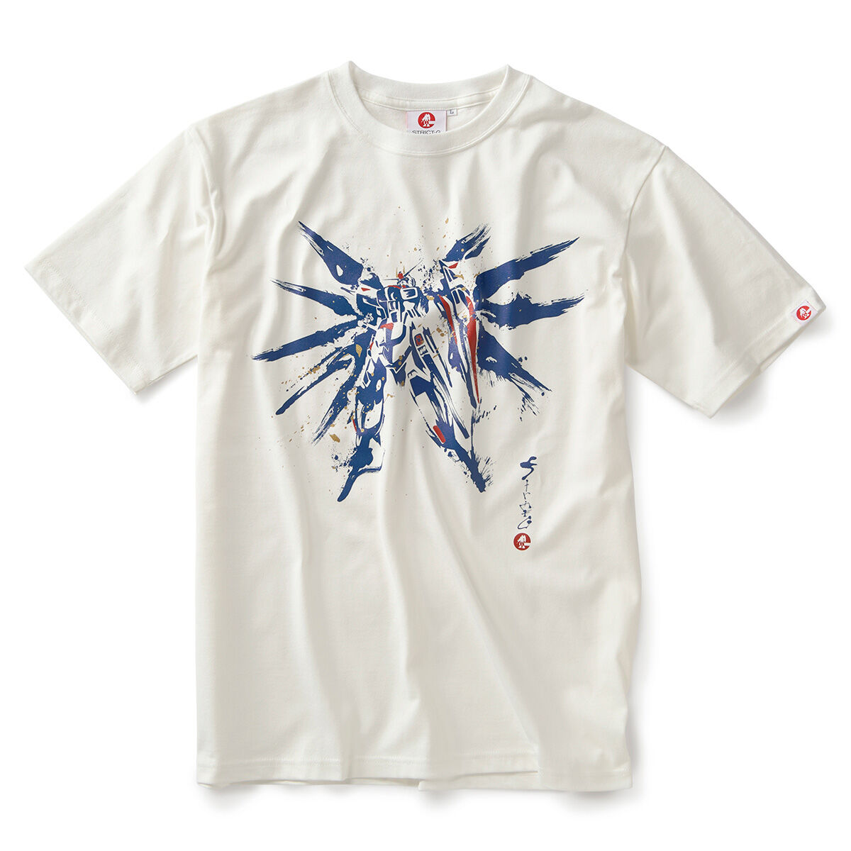 STRICT-G JAPAN『機動戦士ガンダムSEED』Tシャツ 筆絵風フリーダム