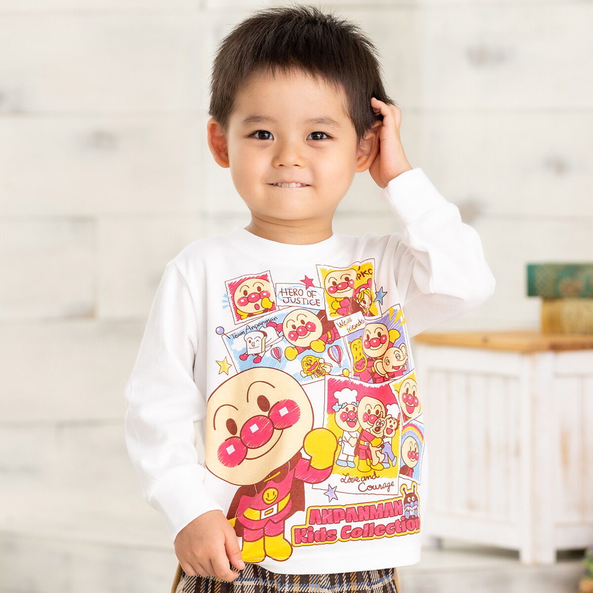 ANPANMAN KIDS COLLECTION ★2412*激安sale!!新品 こども服 　長袖トレーナーsize80　1枚★BANDAI/それいけ！アンパンマン