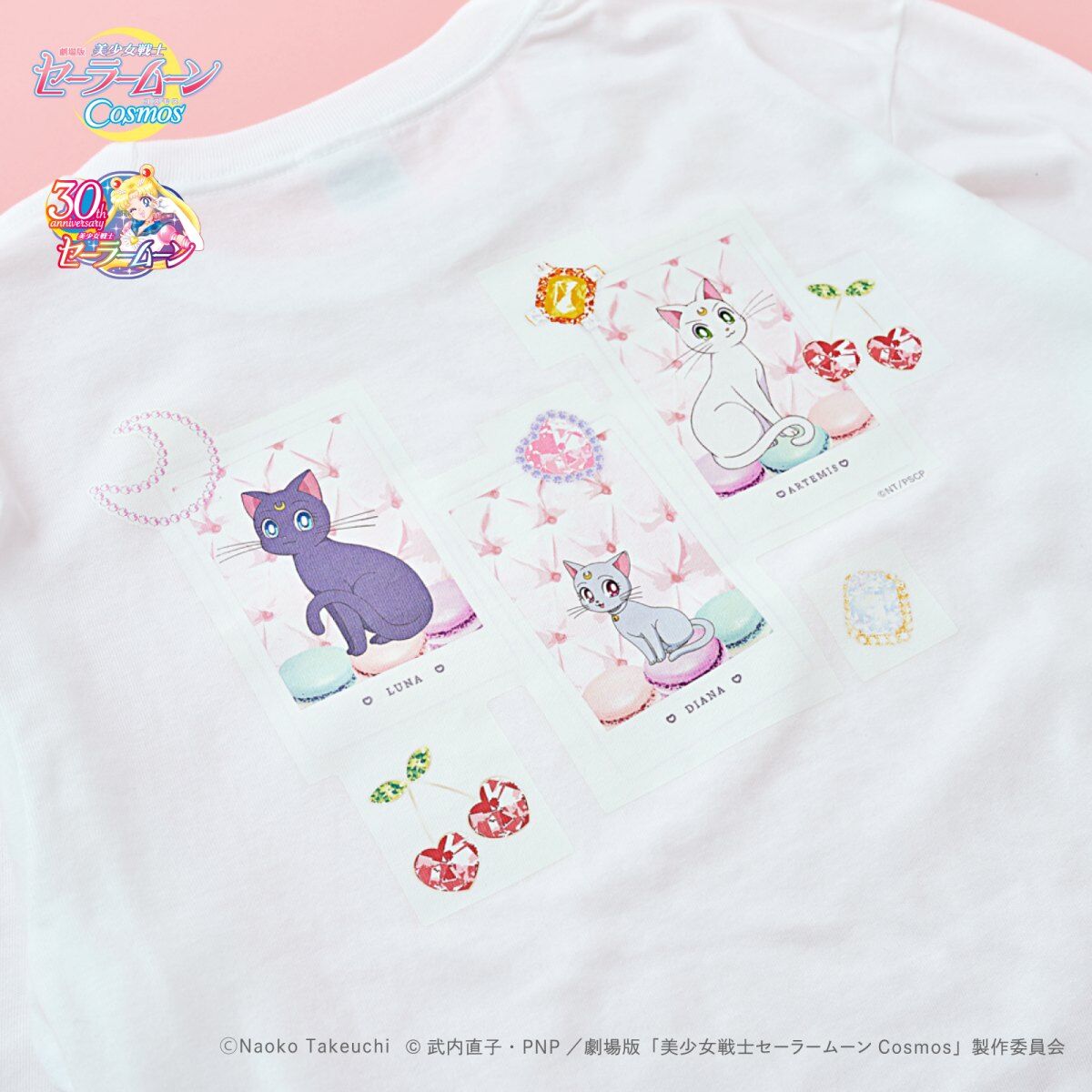 劇場版「美少女戦士セーラームーンCosmos」×RoseMarie seoir(ローズマリーソワール)　ロングスリーブTシャツ(2024年7月お届け)