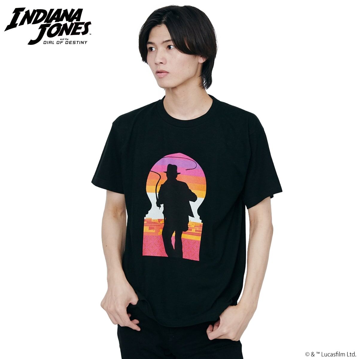 INDIANA JONES/インディ・ジョーンズと運命のダイヤル 半袖TシャツA