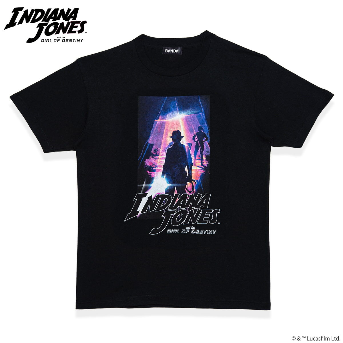 INDIANA JONES/インディ・ジョーンズと運命のダイヤル 半袖TシャツE