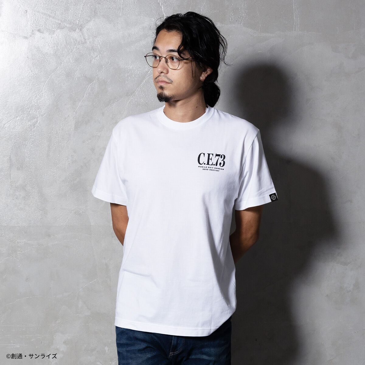 STRICT-G『機動戦士ガンダムSEED DESTINY』半袖Tシャツ ORB UNION ロゴ