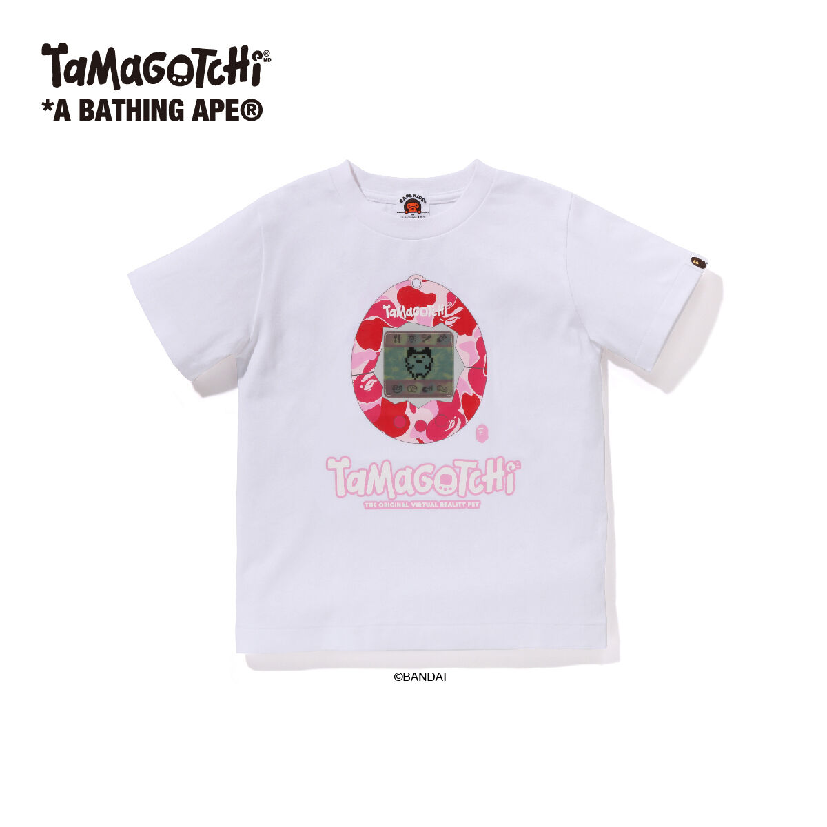 たまごっち×A BATHING APEキッズTシャツ2 | たまごっち