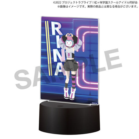 虹ヶ咲 コマプレートスタンド全員セット 桜坂しずく コマプレートスタンド ラブライブ 虹ヶ咲 アクリル