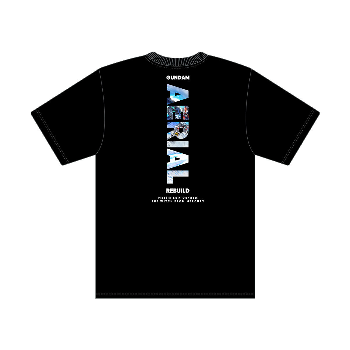 機動戦士ガンダム 水星の魔女 Tシャツ 黒 アニメTシャツ 機動戦士ガンダム 水星の魔女EXPO Tシャツ ブラック XL