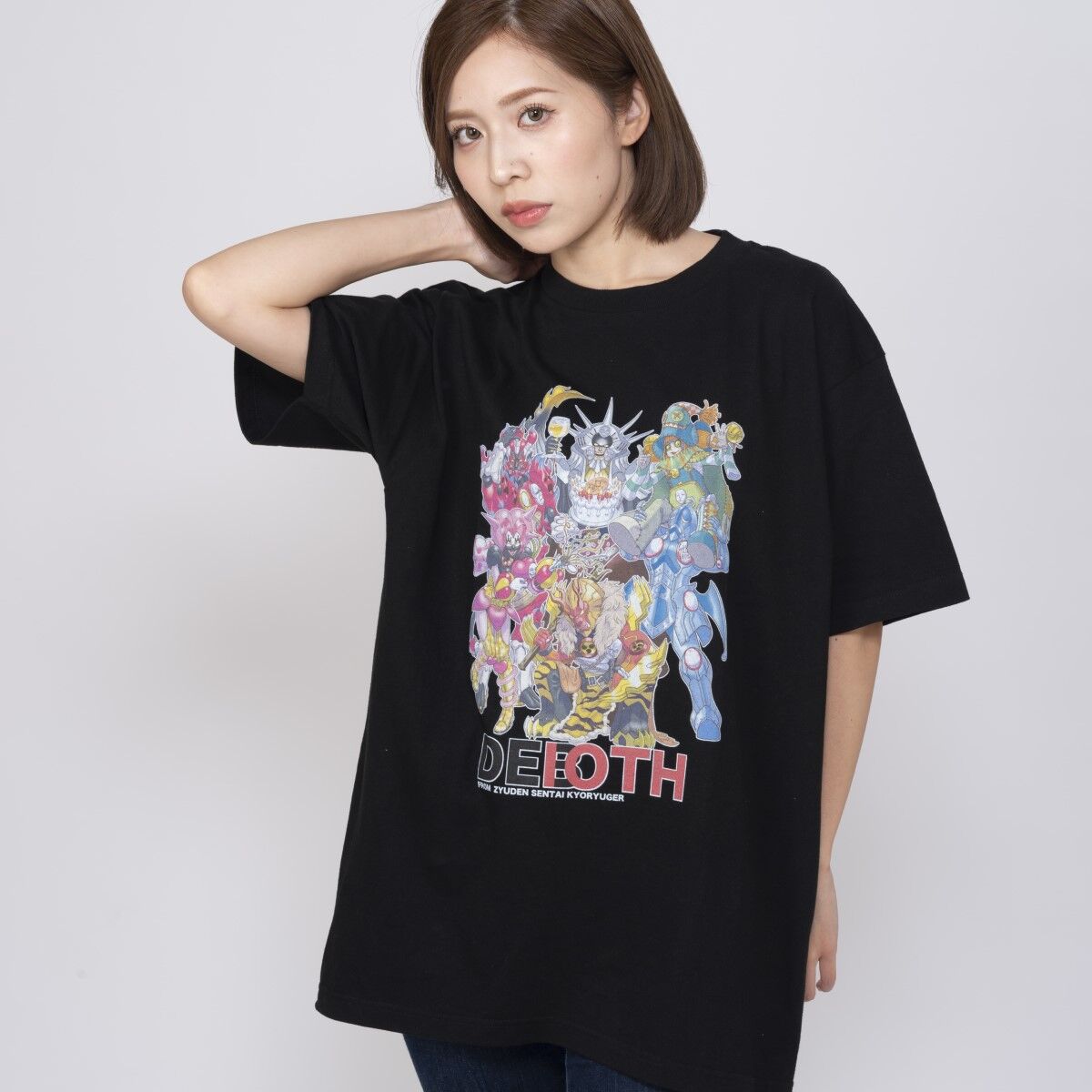 国際ブランド】 獣電戦隊キョウリュウジャー デーボス軍 Tシャツ 