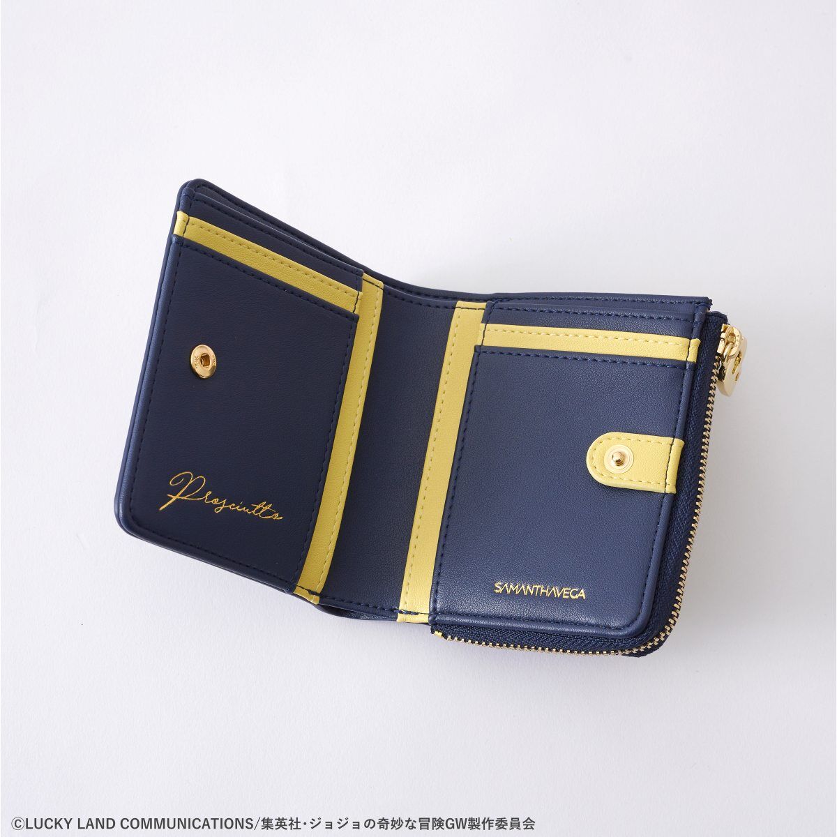 ジョジョの奇妙な冒険 黄金の風×サマンサベガ 折財布