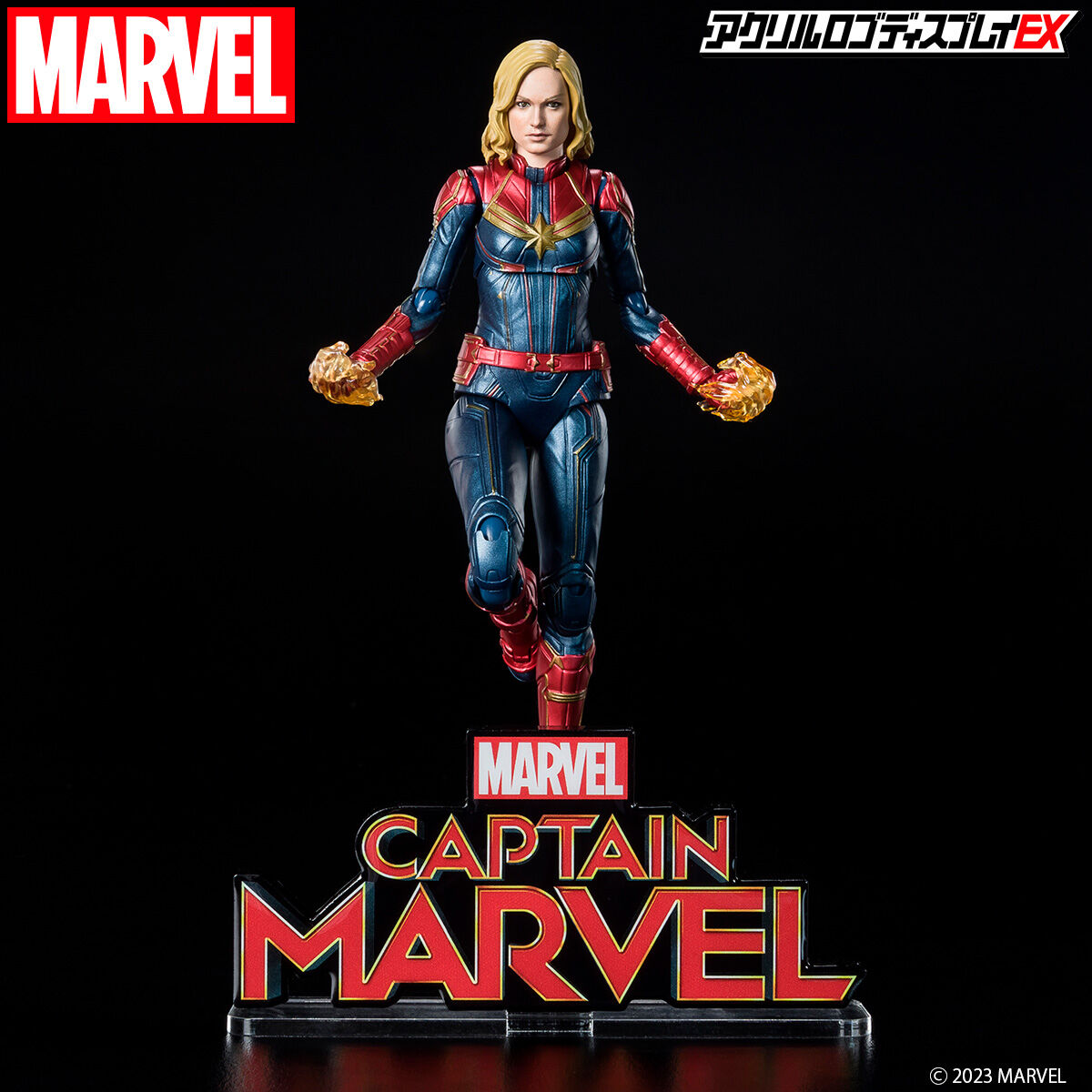 アクリルロゴディスプレイEX キャプテン・マーベル / ロゴ | MARVEL