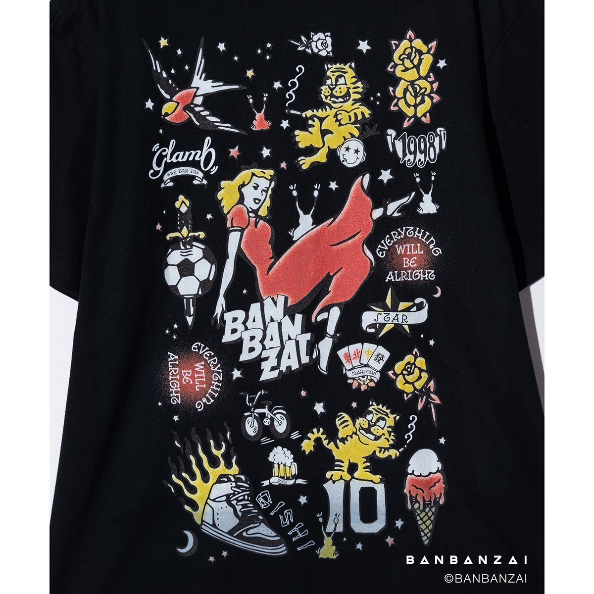 ばんばんざい×glamb セット ぎし L ばんばんざい×glamb Tシャツ ぎし | ばんばんざい ファッション