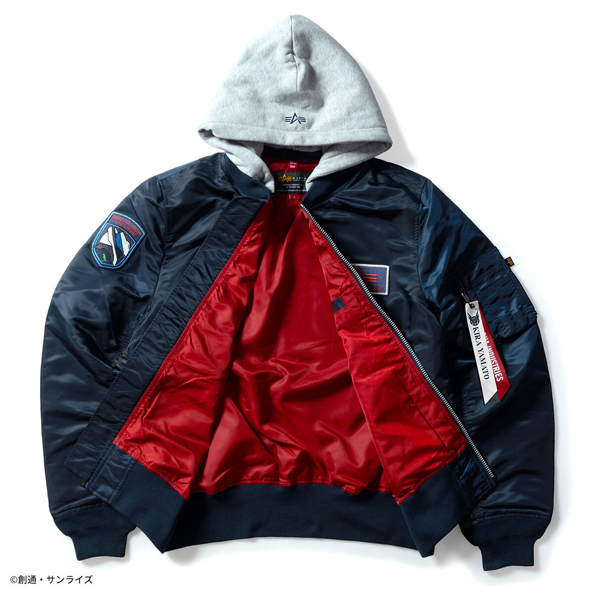 ALPHA INDUSTRIES MA-1 STRICT-G 機動戦士ガンダム STRICT-G ALPHA MA-1『機動戦士ガンダム』ZEONモデル ｜ STRICT-G