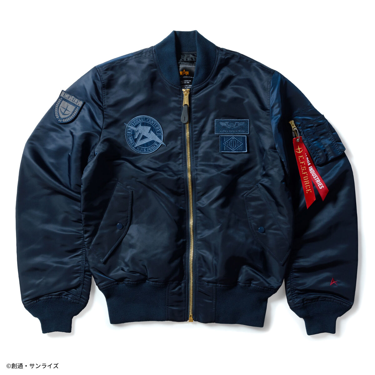 ALPHA×STRICT-G コラボ MA-1『機動戦士ガンダム』シャアモデル STRICT-G ALPHA INDUSTRIES LIGHT MA-1 『機動戦士ガンダム