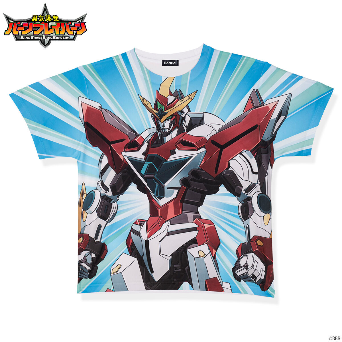 勇気爆発バーンブレイバーン フルパネルTシャツ(全3種)【2024年8