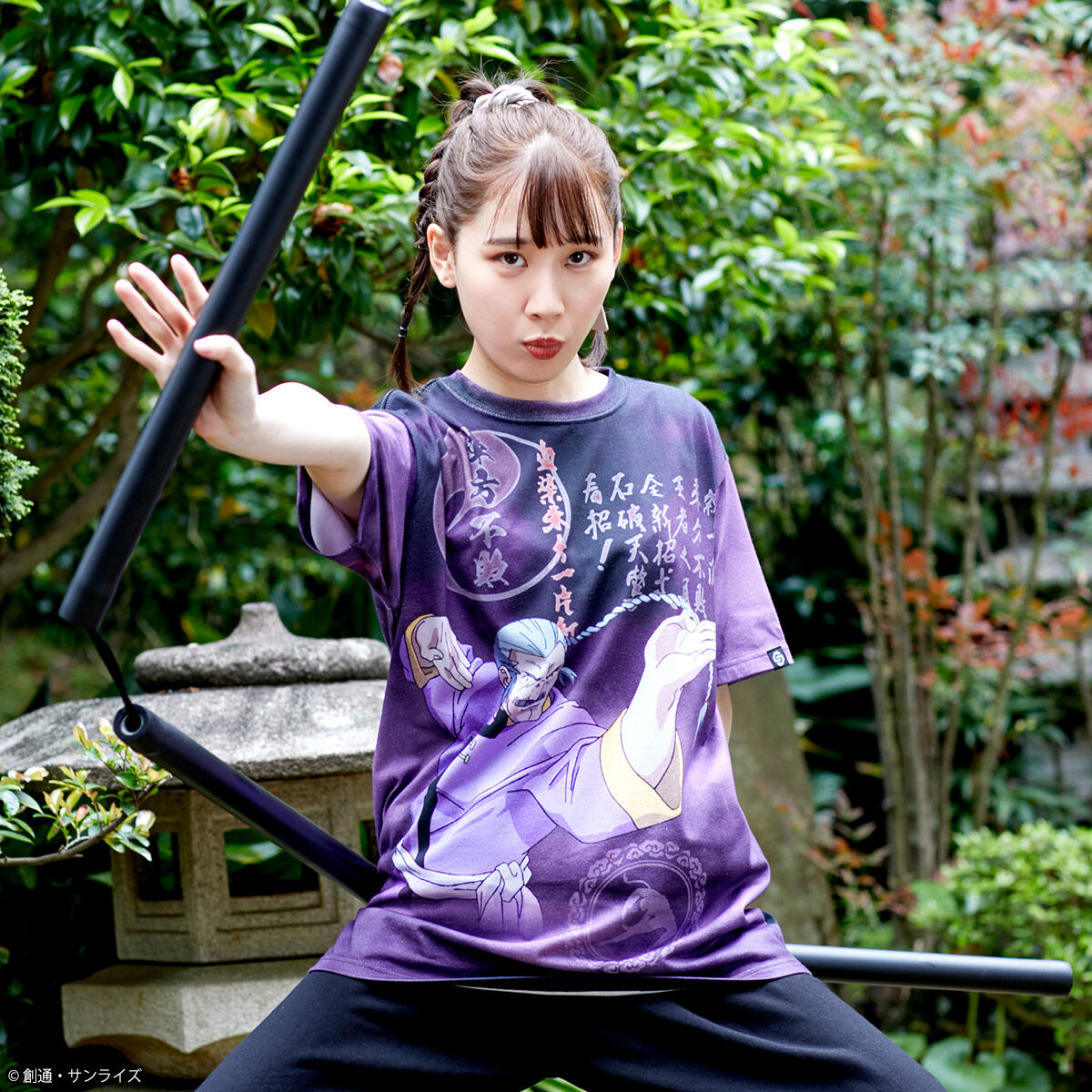 機動武闘伝Gガンダム 東方不敗 Tシャツ ライトベージュ Sサイズ コスパ サンライズ