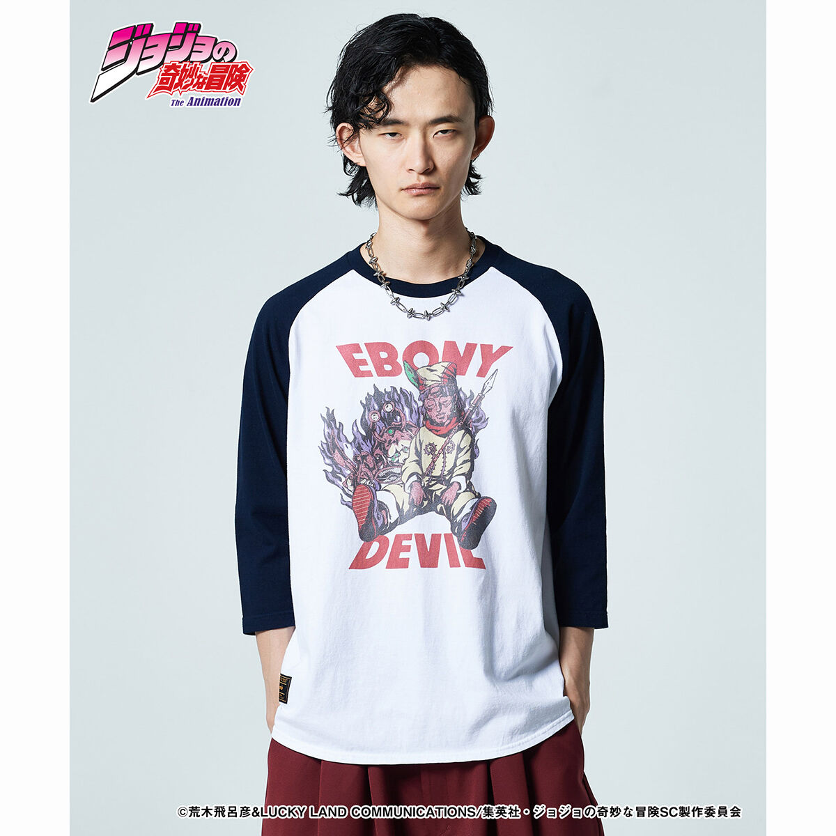 ジョジョの奇妙な冒険【glamb】ラグランロングTシャツ