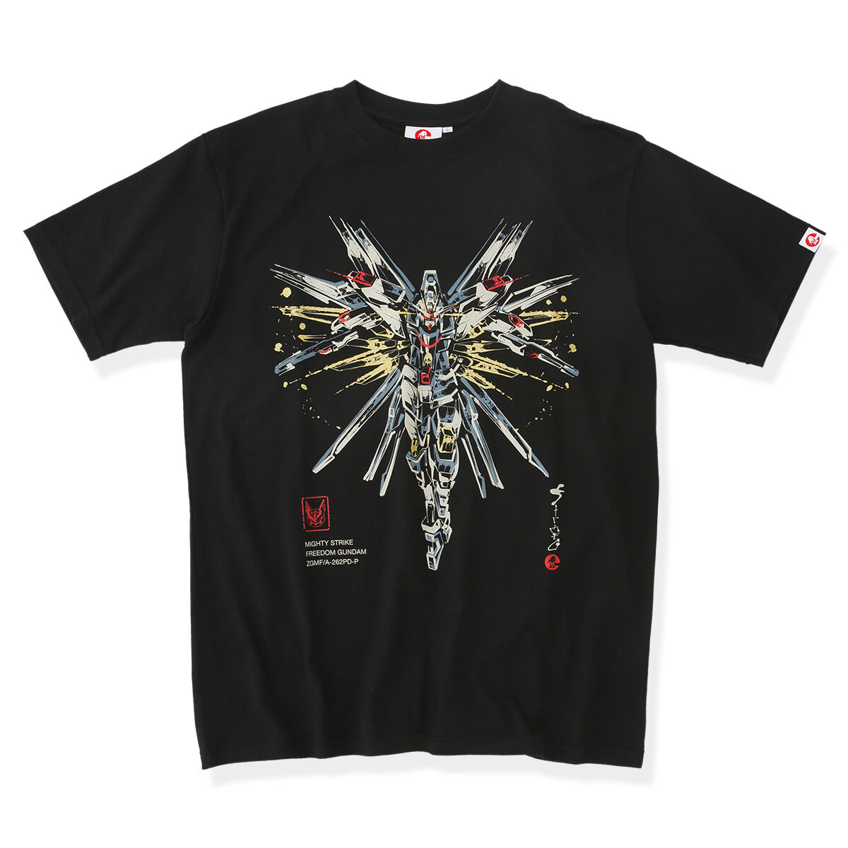 Freedom Gundam Tシャツ XXL. STRICT-G STRICT-G JAPAN『機動戦士ガンダムSEED FREEDOM』Tシャツ マイティー