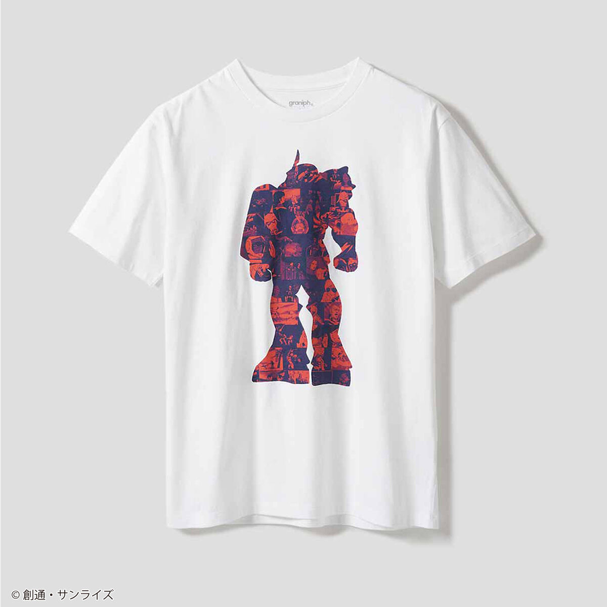 STRICT-G graniph『機動戦士ガンダム』半袖Tシャツ MS-06S シャアザクコラージュ（MS-06STシャツ） | 機動戦士ガンダム  ファッション・アクセサリー | アニメグッズ ・おもちゃならプレミアムバンダイ｜バンダイナムコグループの公式通販サイト