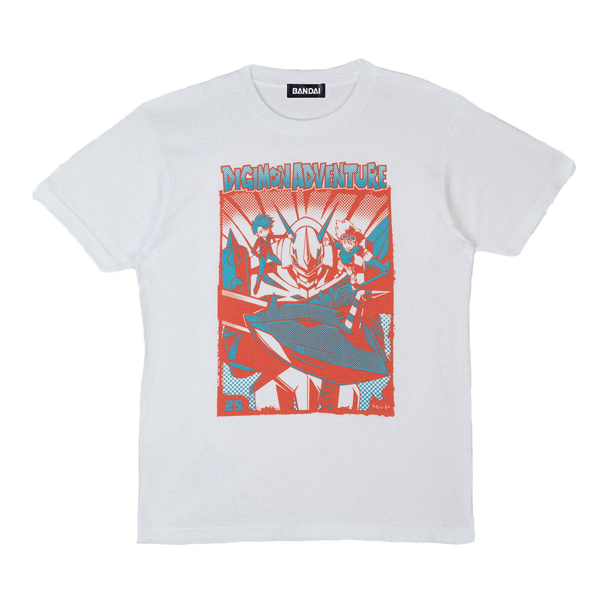 デジモンコン2025開催記念日tシャツ Digimon - Adventure 02 - 25th Anniversary T-Shirts Designed