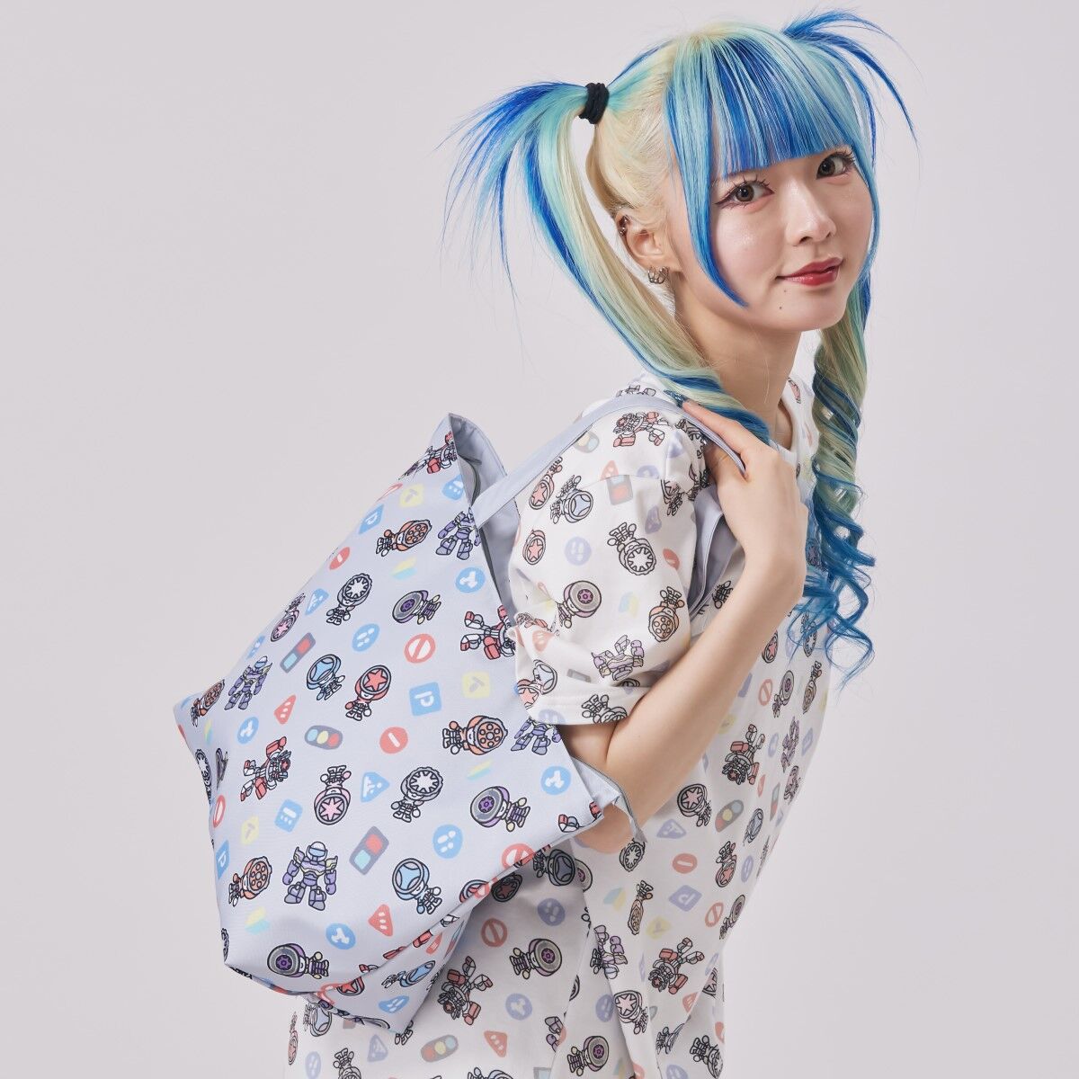 爆上戦隊ブンブンジャー ミニキャラ トートバッグ（中） | スーパー