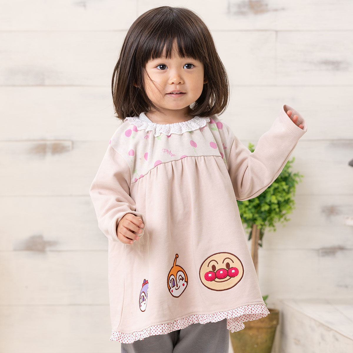 ジャガード襟付きチュニック | それいけ！アンパンマン ファッション