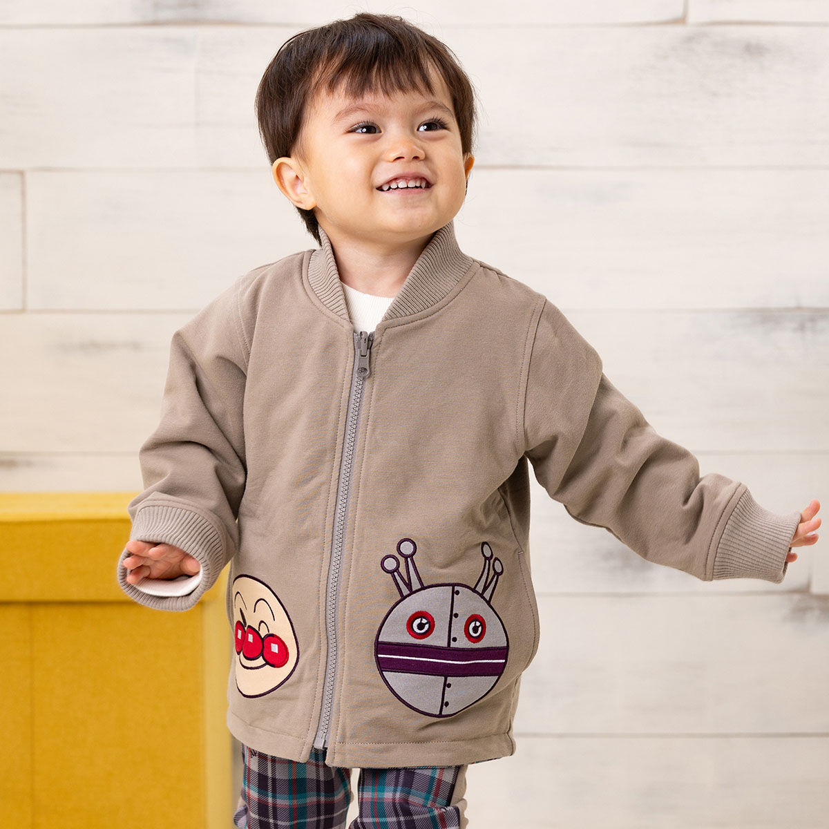 チェックリバーシブルジャケット | それいけ！アンパンマン