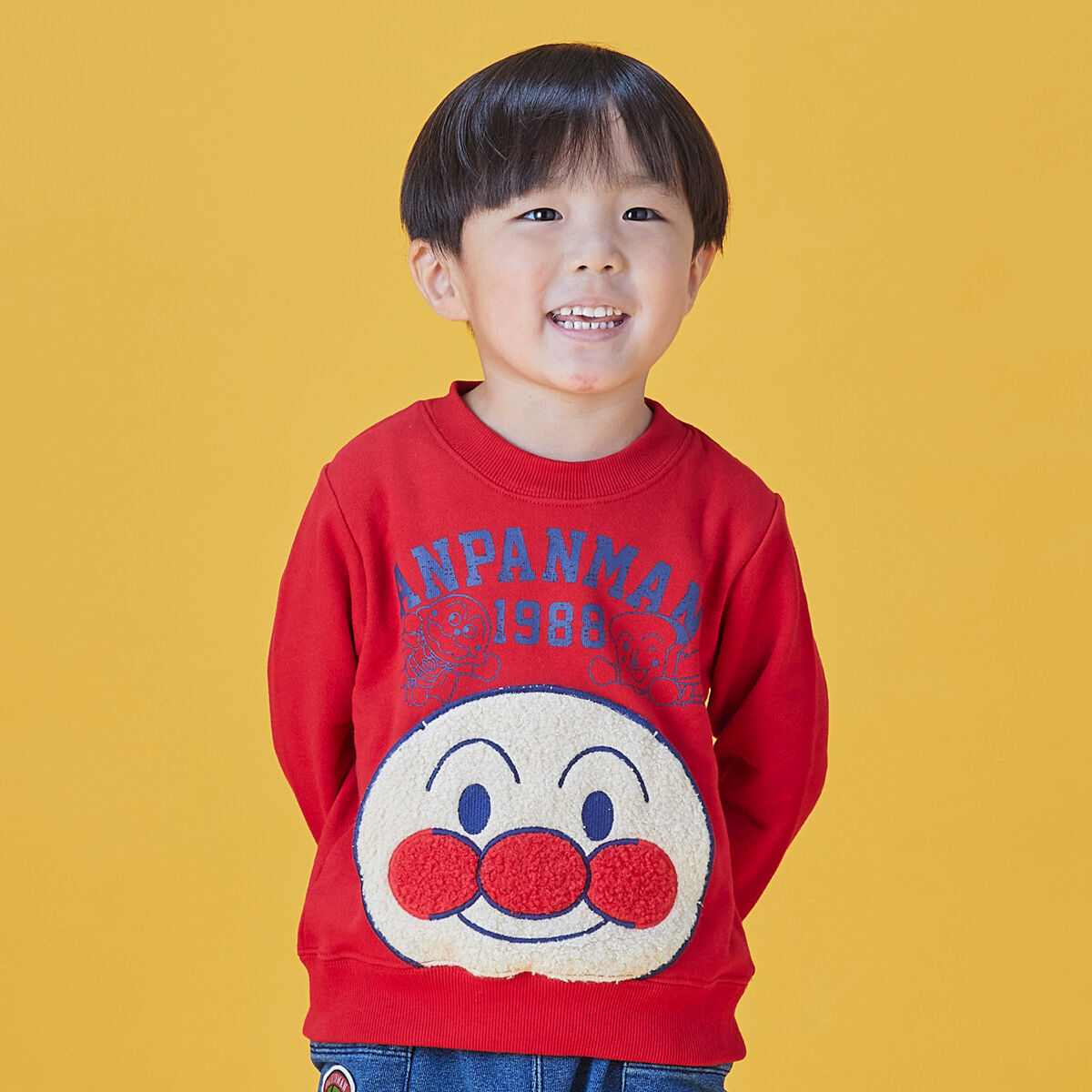 BIGアップリケポケットトレーナー | それいけ！アンパンマン