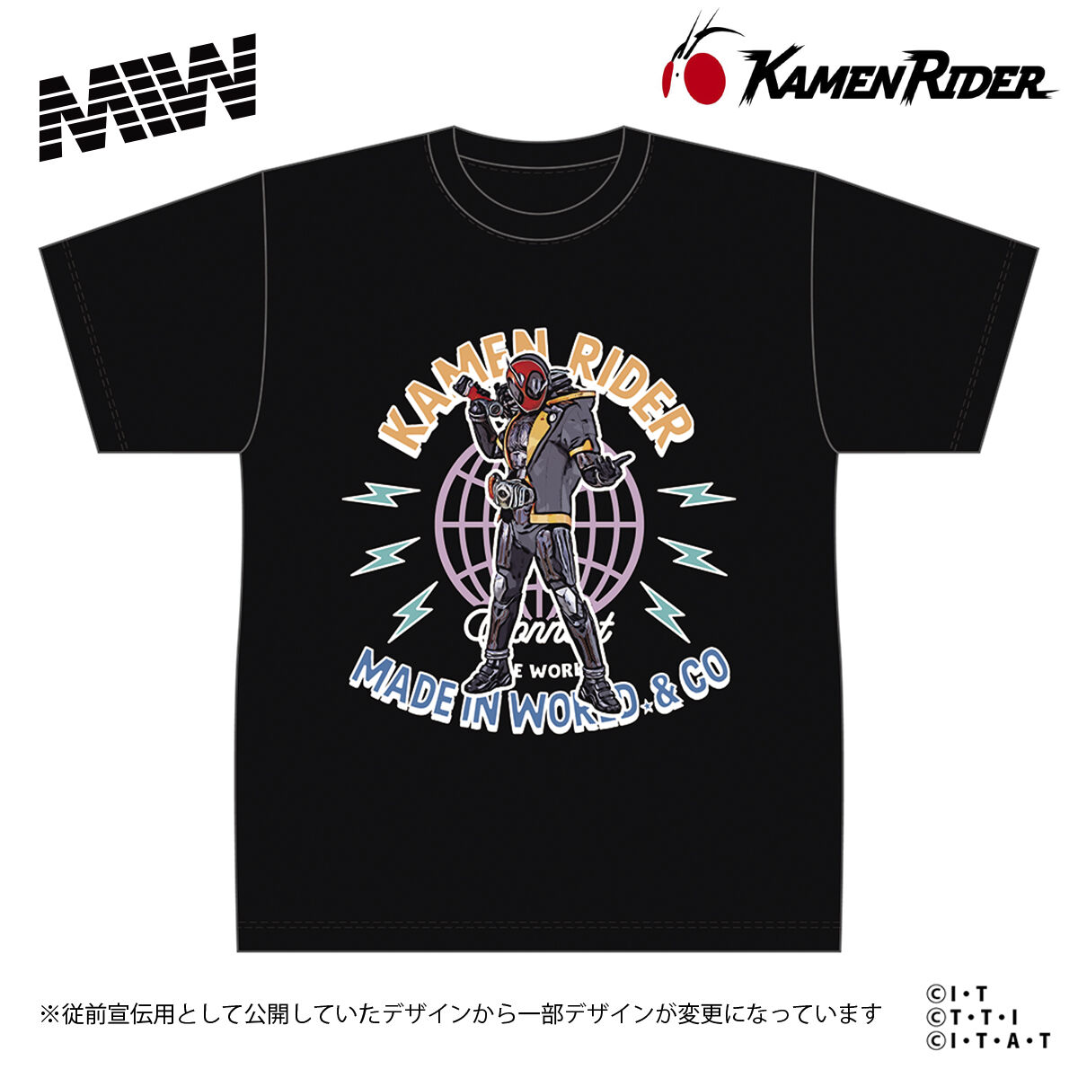 仮面ライダー × MIW Tシャツ（仮面ライダーゴースト） 全2色 | 仮面