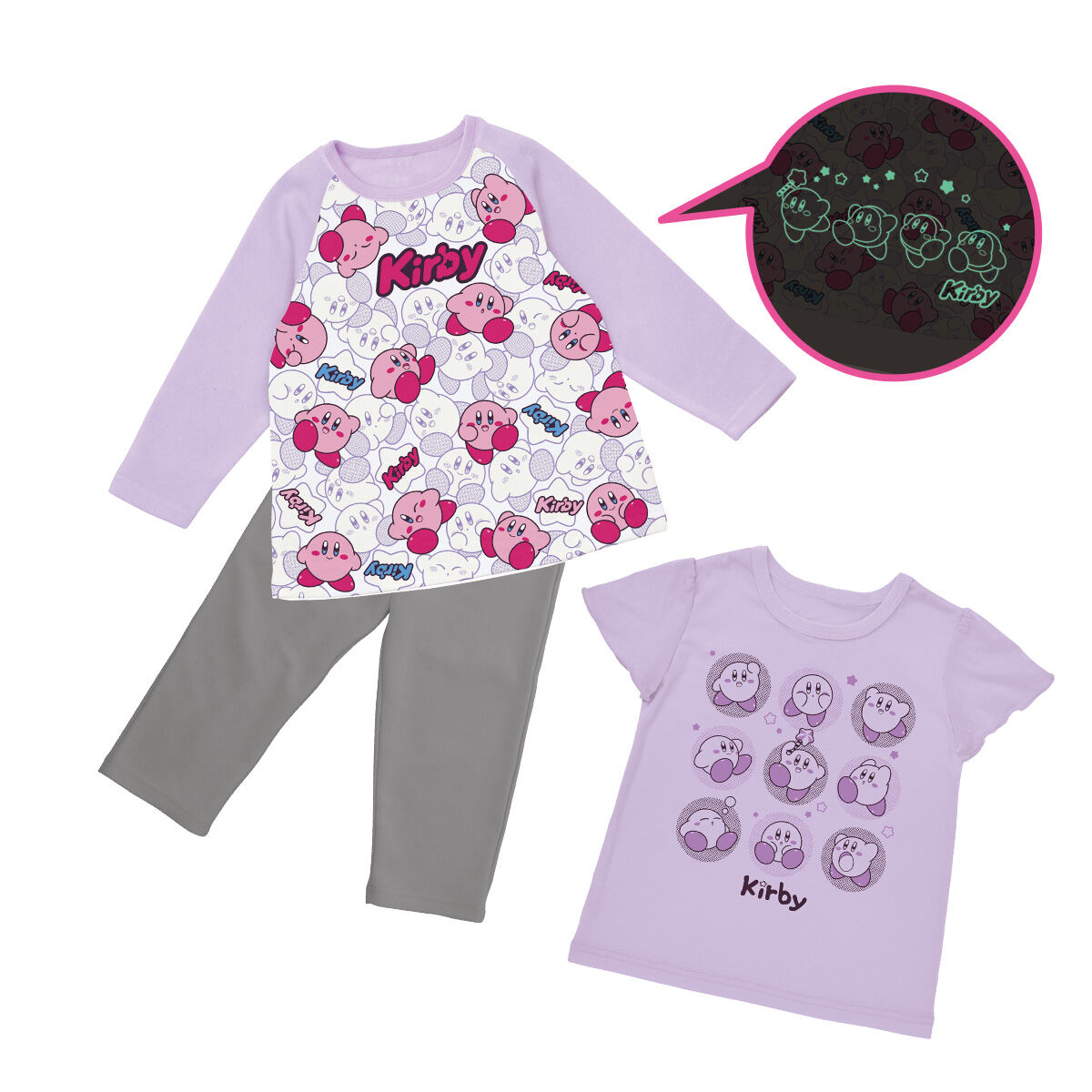 星のカービィ 光る！2TOPSパジャマ | 星のカービィ ファッション