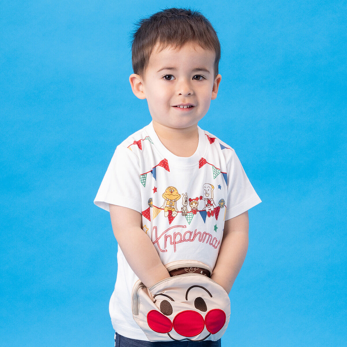 アンパンマンお顔ポケット半袖Tシャツ | それいけ！アンパンマン