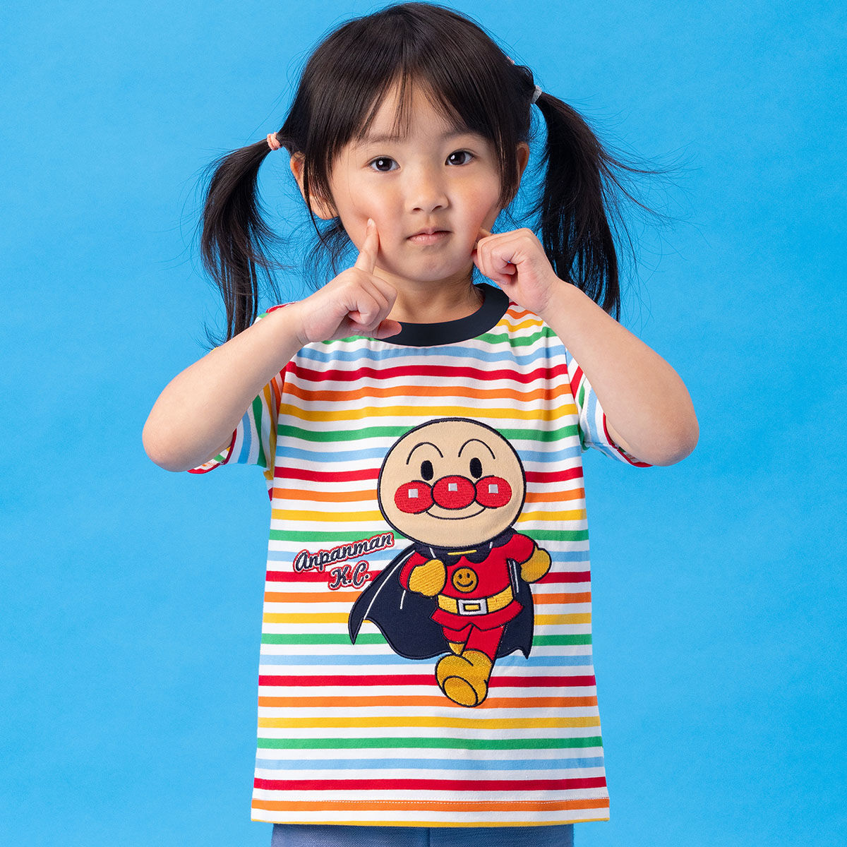 アップリケマルチボーダーTシャツ | それいけ！アンパンマン