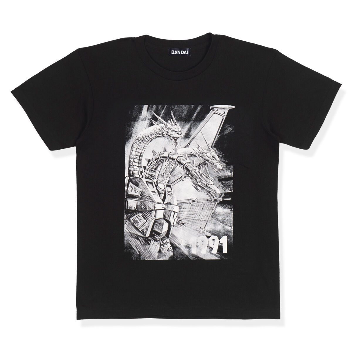 ラコステ×ゴジラ　キングギドラ　 Tシャツ　アメリカSサイズ ラコステ x ゴジラ Tシャツ 黒 5 US L LACOSTE GODZILLA キングギドラ