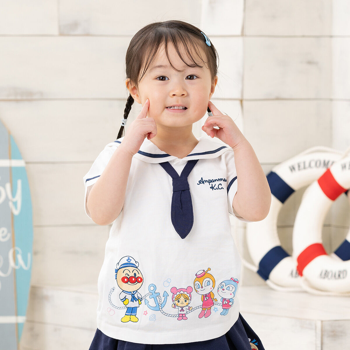 アンパンマン ドキンちゃんマリンセーラーTシャツ | それいけ