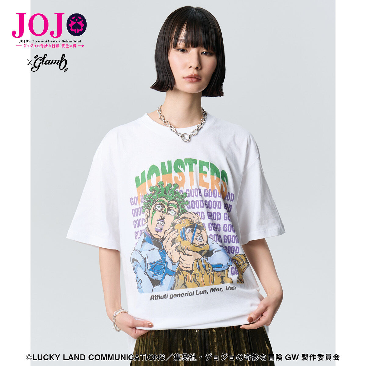 ジョジョの奇妙な冒険　Lサイズ　Tシャツ ジョジョの奇妙な冒険 Syunngokusatru 新品☆ ジョジョの奇妙な