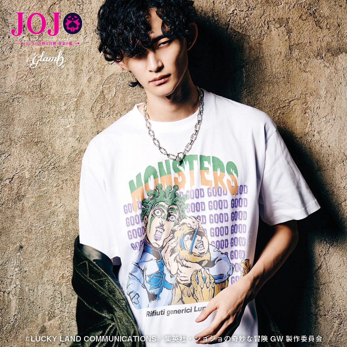ジョジョの奇妙な冒険 黄金の風【glamb】Tシャツ | ジョジョの