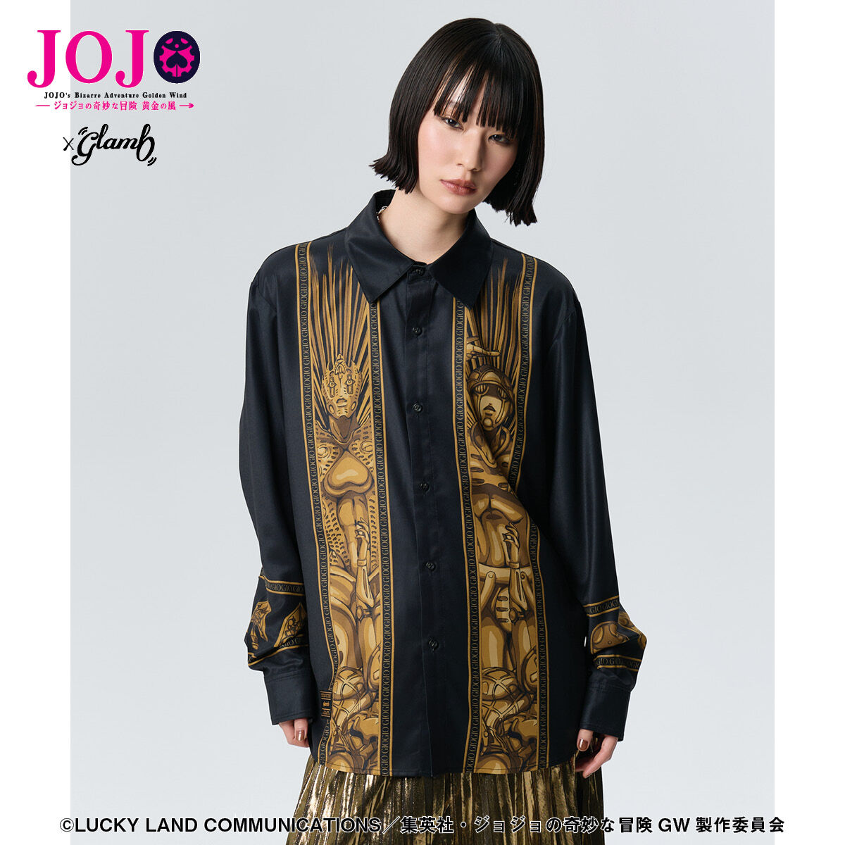 ジョジョの奇妙な冒険 黄金の風【glamb】長袖シャツ | ジョジョ