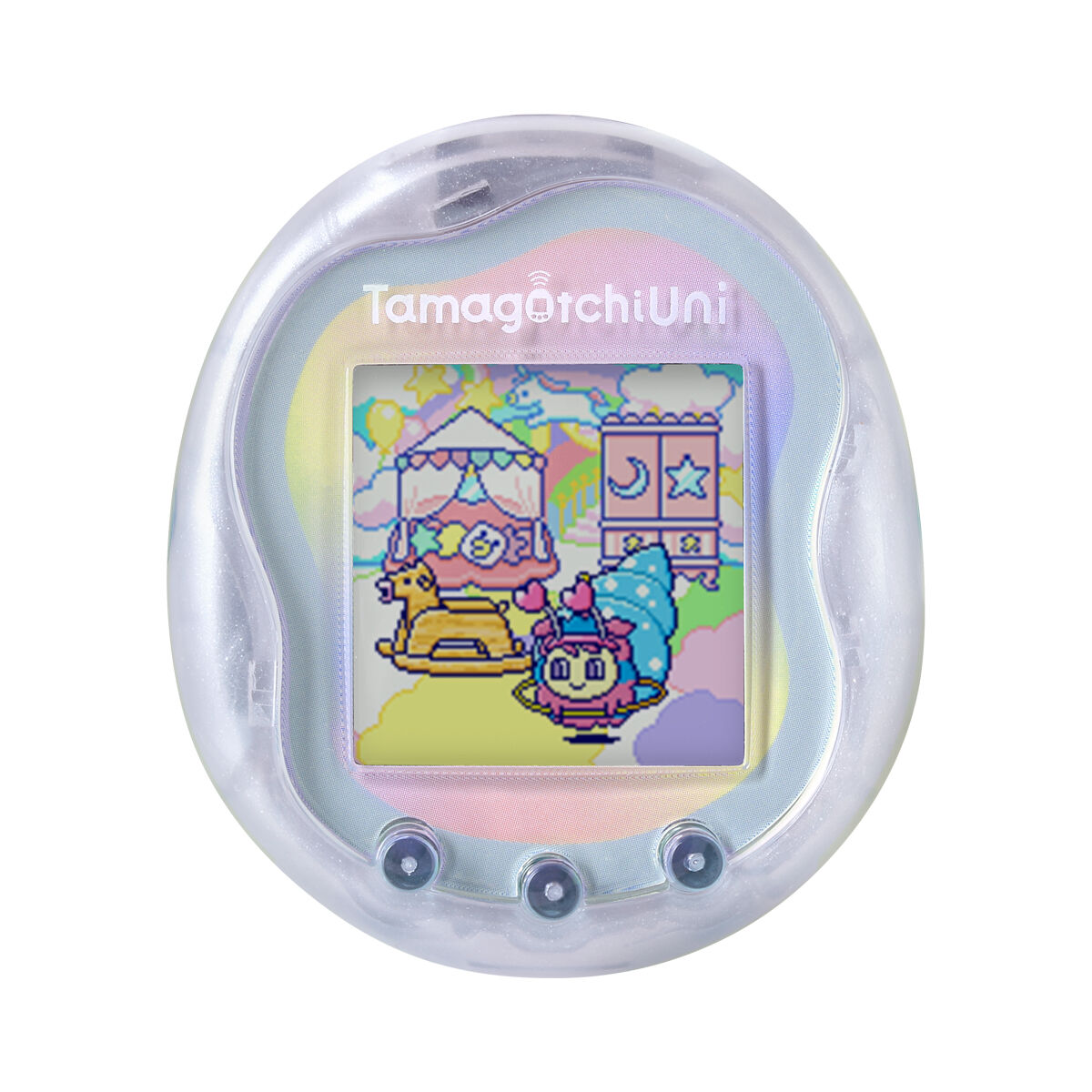 Tamagotchi Uni Aurora Pink／Prism White | たまごっち