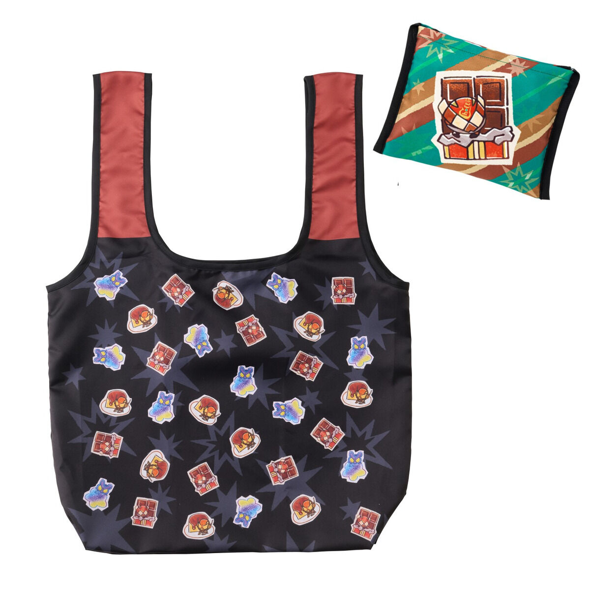 仮面ライダーガヴ お菓子 デフォルメ ポケット収納エコバッグ 全3種