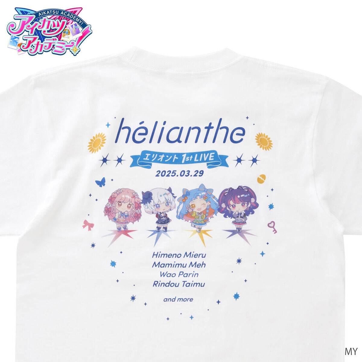2次予約販売】アイカツアカデミー！エリオント1st LIVE Tシャツ【4月お