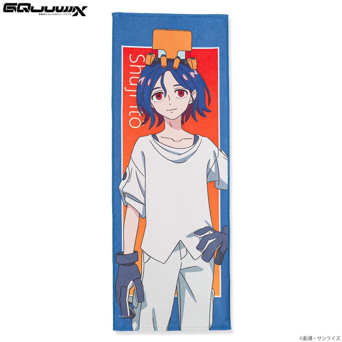 機動戦士Gundam GQuuuuuuX キャラクターイラスト フェイスタオル 機動戦士Gundam GQuuuuuuX キャラクターイラスト フェイスタオル
