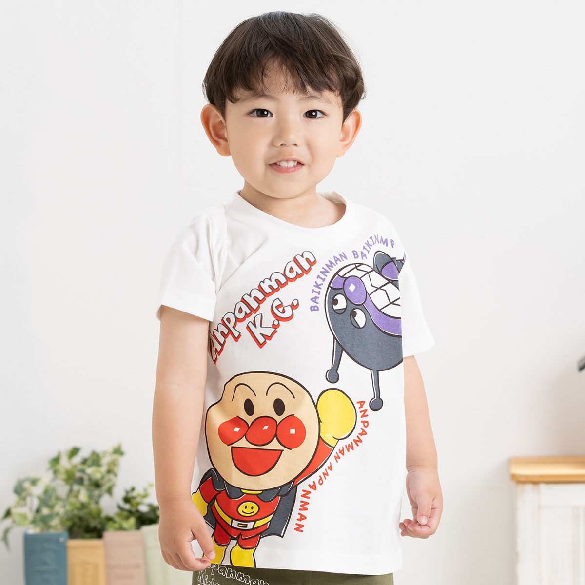アンパンマン ばいきんまんプリント半袖Tシャツ | それいけ