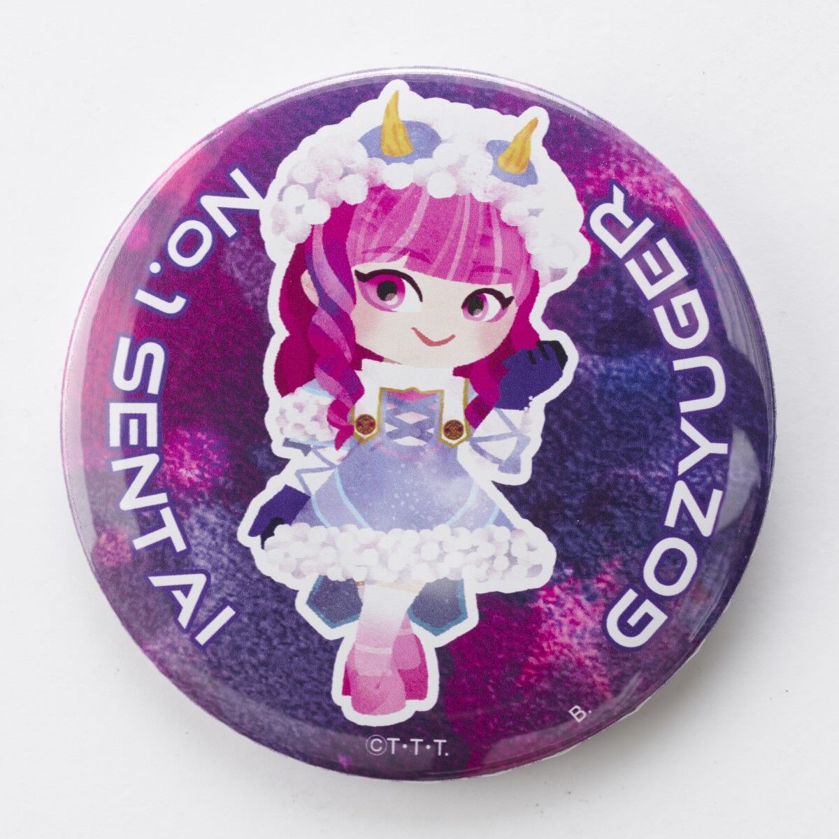 ゴジュウジャートレーディング缶バッジ 一河角乃⑦ - メルカリ
