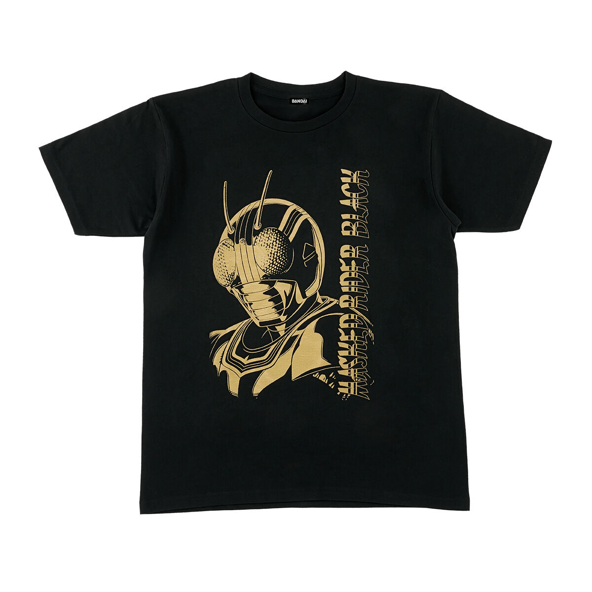 仮面ライダーBLACK ゴールド＆シルバープリント Tシャツ (全2種
