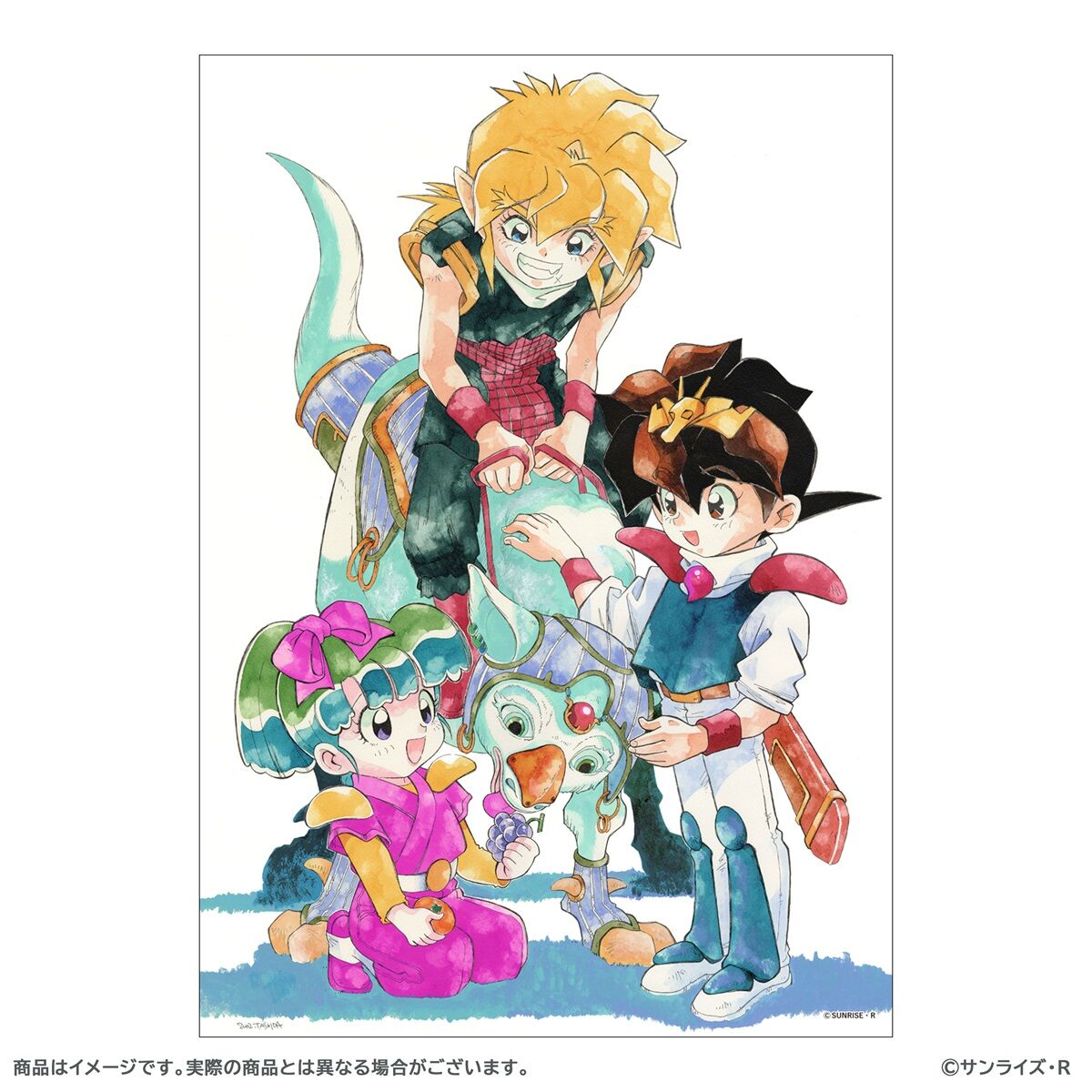 魔神英雄伝ワタル シリーズ アートプリント（全4種）【『魔神