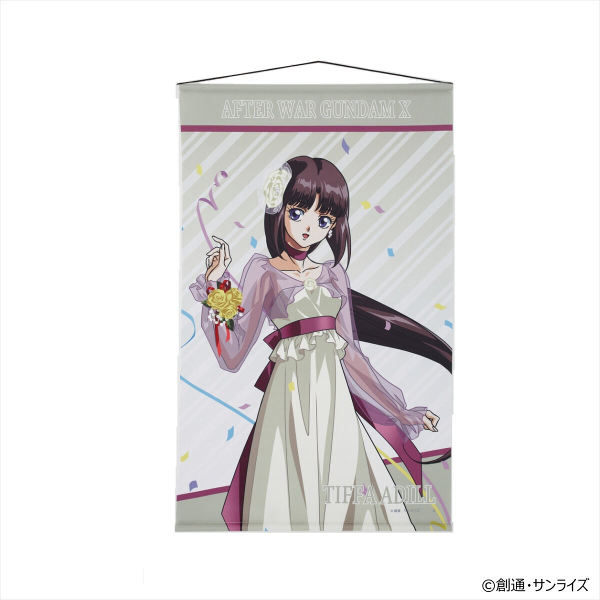 ガンダムGWX 周年イラスト タペストリー （リリーナ、レイン