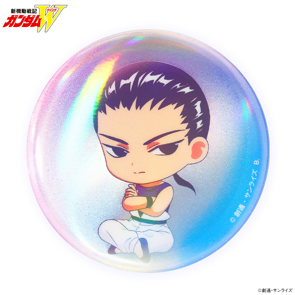 ハピクロ！】新機動戦記ガンダムW とじこめシャボン缶バッジ（全8種