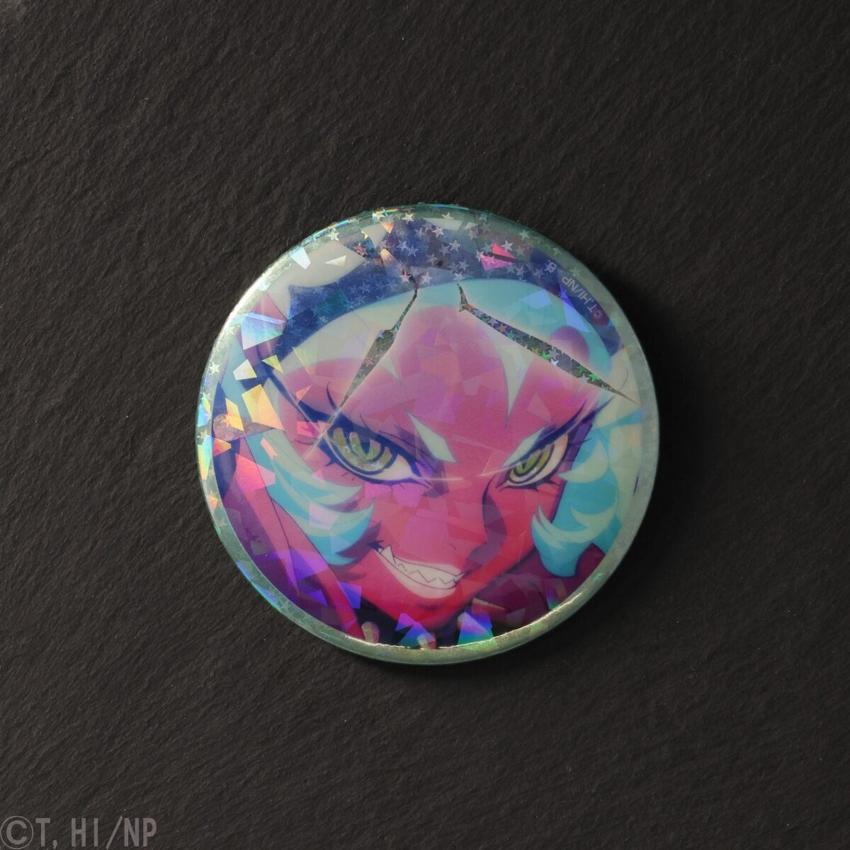 ハピクロ！】New PANTY ＆ STOCKING with GARTERBELT ホロホロ缶バッジ