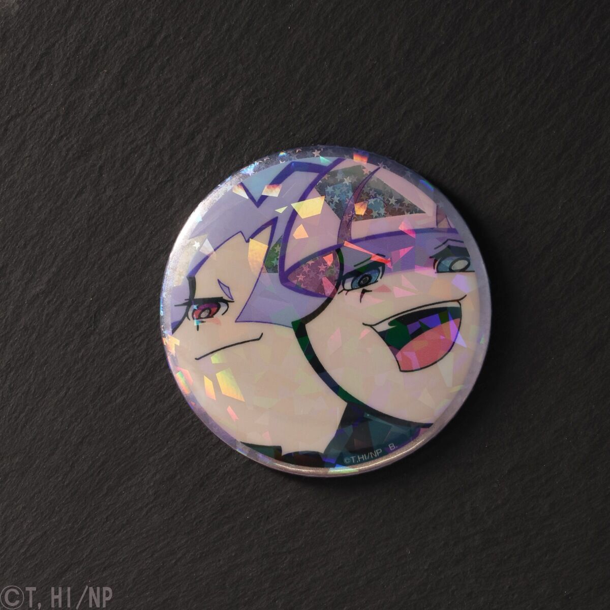 ハピクロ！】New PANTY ＆ STOCKING with GARTERBELT ホロホロ缶バッジ