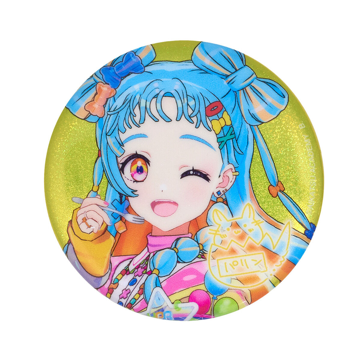 和央パリン　缶バッジ ハピクロ！】アイカツアカデミー！和央パリン バースデー記念