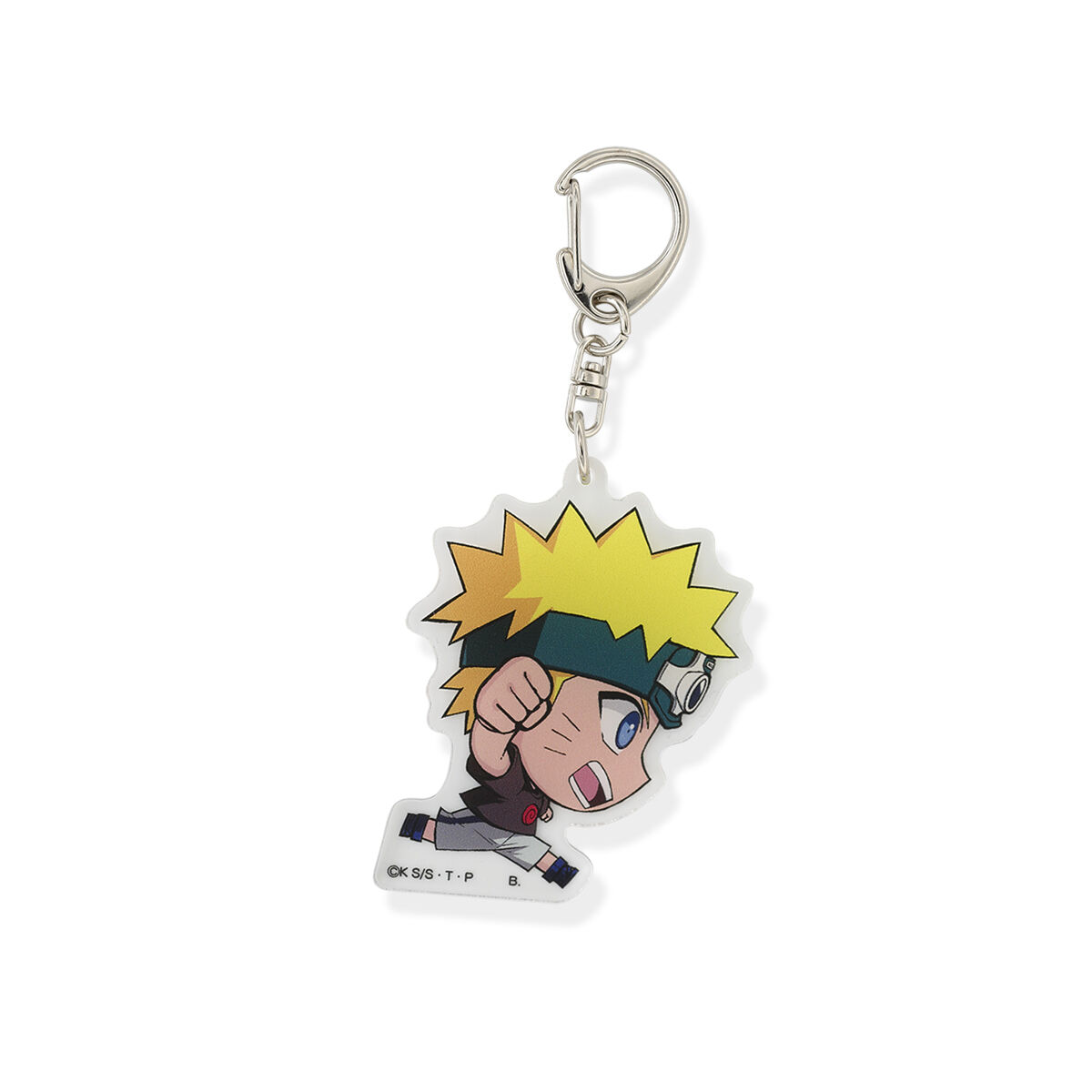 NARUTO 走るデフォルメシリーズ ナルトvsサスケ アクリルキーホルダー